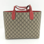 Gucci Reversible Tote GG Supreme Beige — view 2