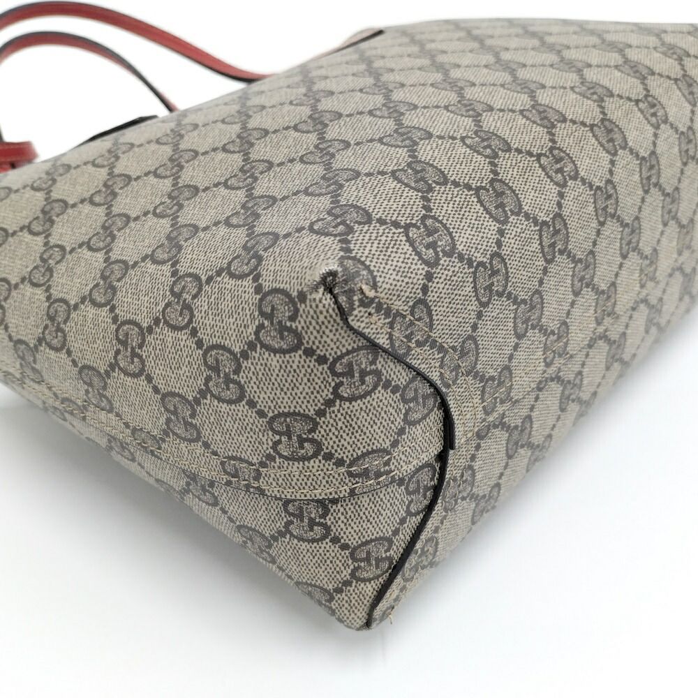Gucci Reversible Tote GG Supreme Beige — view 3