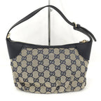 Gucci Pouch GG Canvas Leather Navy — view 2