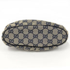 Gucci Pouch GG Canvas Leather Navy — view 6