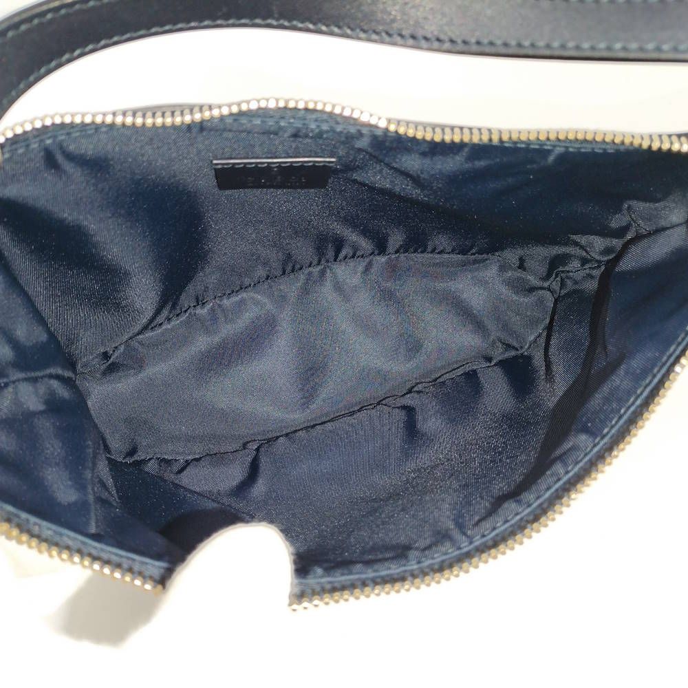 Gucci Pouch GG Canvas Leather Navy — view 9