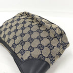 Gucci Pouch GG Canvas Leather Navy — view 5