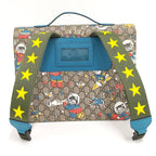 Gucci Backpack Sac Children's GG Supreme Gray Blue — view 2