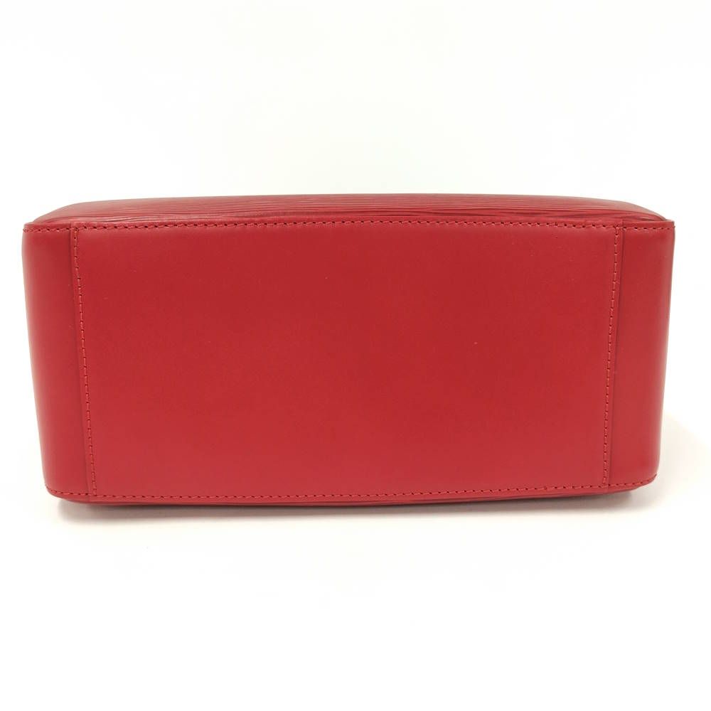 Louis Vuitton Blanc Handbag Epi Leather Red — view 7