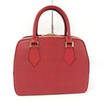 Louis Vuitton Blanc Handbag Epi Leather Red — view 2