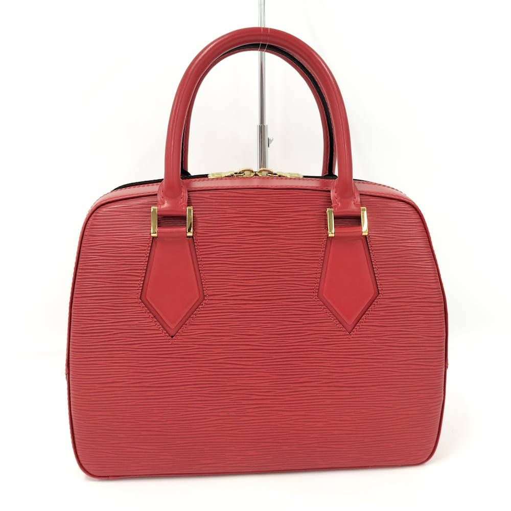 Louis Vuitton Blanc Handbag Epi Leather Red — view 2