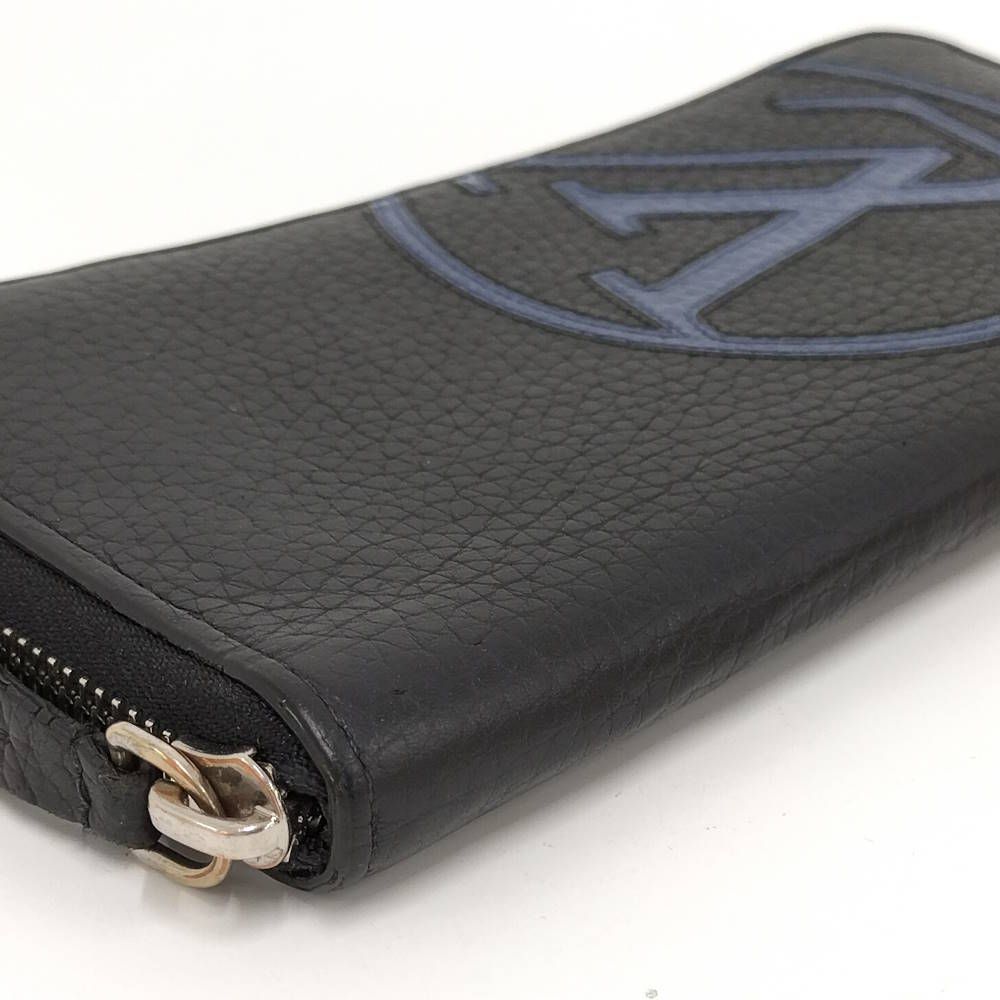 Louis Vuitton Zippy Wallet Vertical Zip Around LV Circle Taurillon Leather — view 4