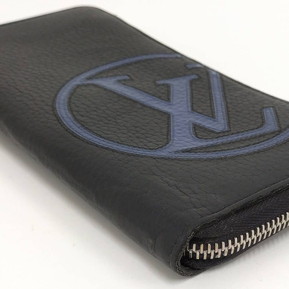 Louis Vuitton Zippy Wallet Vertical Zip Around LV Circle Taurillon Leather — view 5