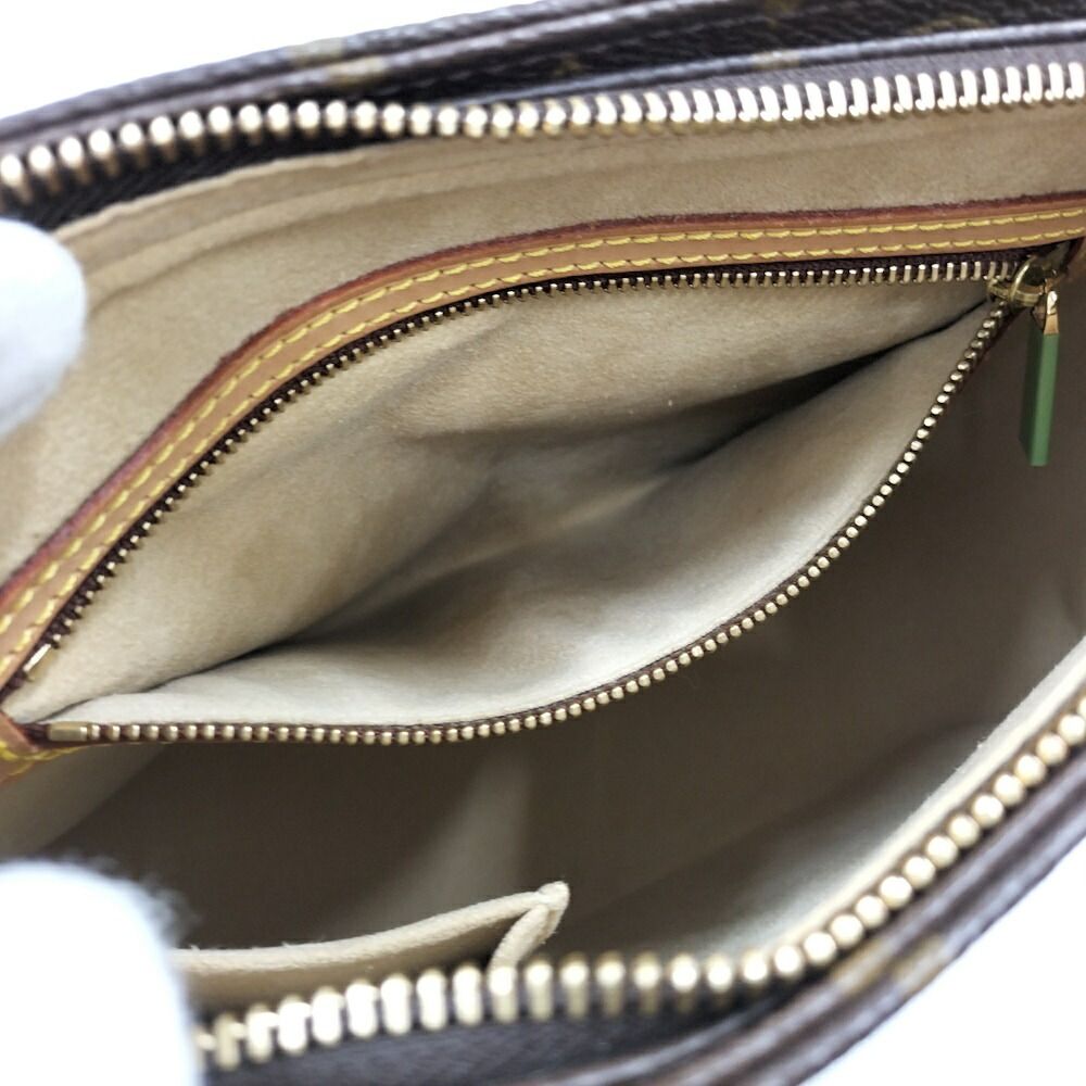 Louis Vuitton Looping MM Handbag Monogram Brown — view 8