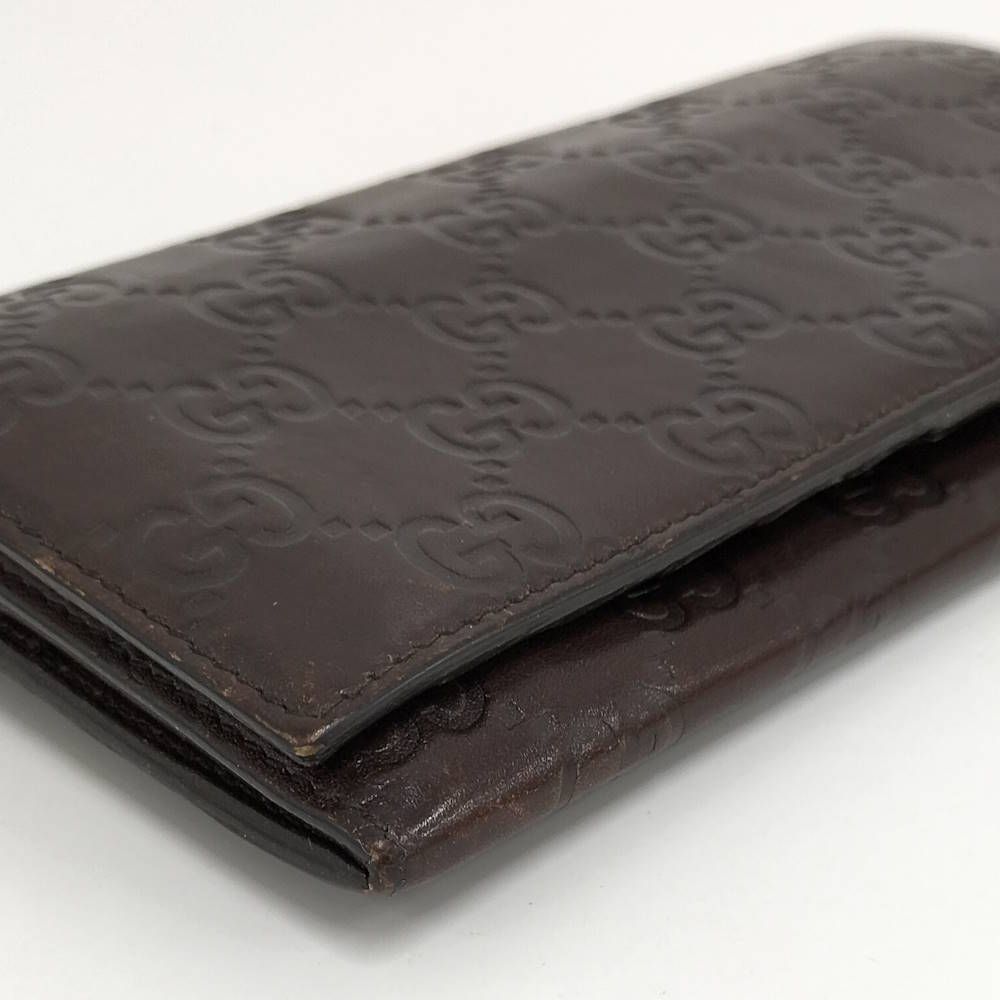 Gucci Bifold Wallet Guccissima Leather Dark Brown — view 5