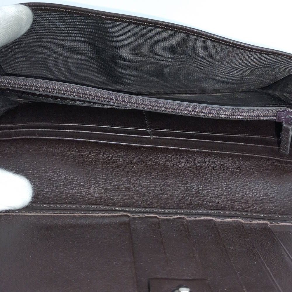Gucci Bifold Wallet Guccissima Leather Dark Brown — view 7