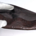 Gucci Bifold Wallet Guccissima Leather Dark Brown — view 9