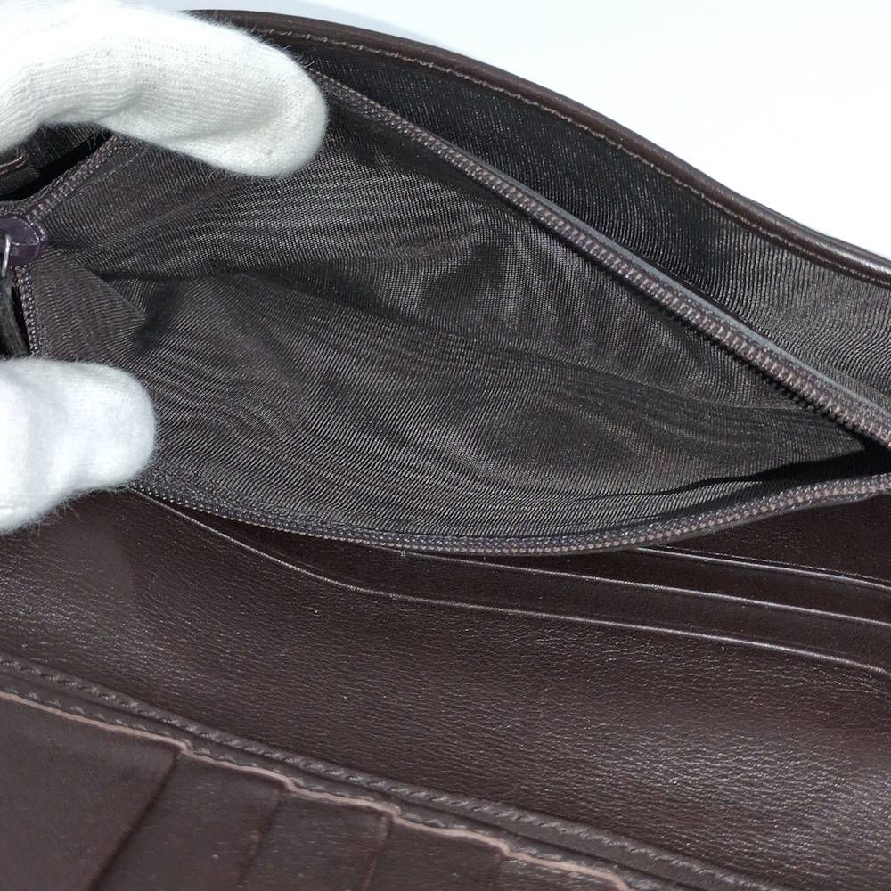 Gucci Bifold Wallet Guccissima Leather Dark Brown — view 8