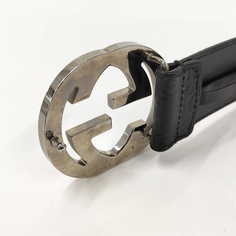 Gucci Belt Interlocking Leather — view 9