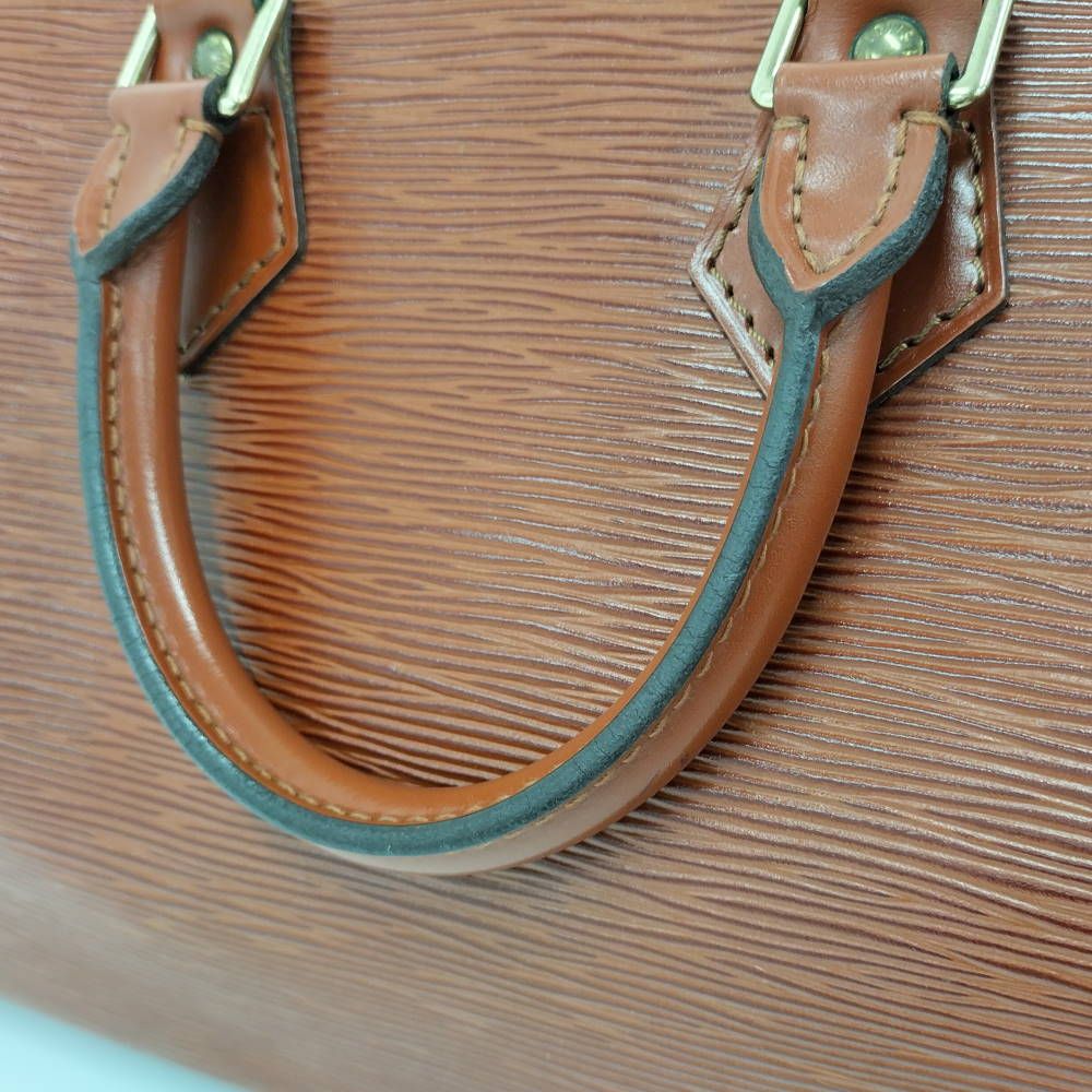 Louis Vuitton Speedy 25 Handbag Epi Kenya Brown — view 8