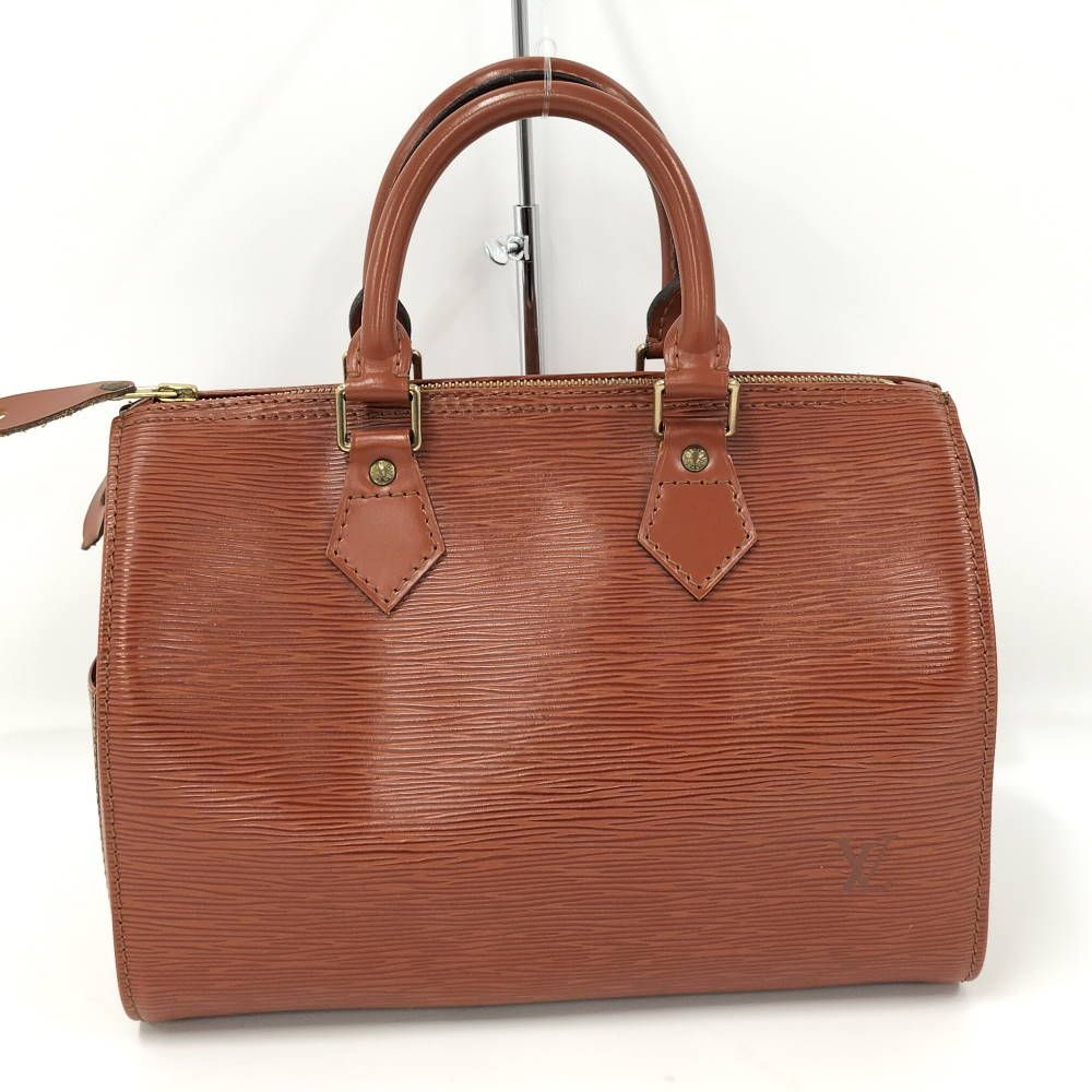 Louis Vuitton Speedy 25 Handbag Epi Kenya Brown — view 2