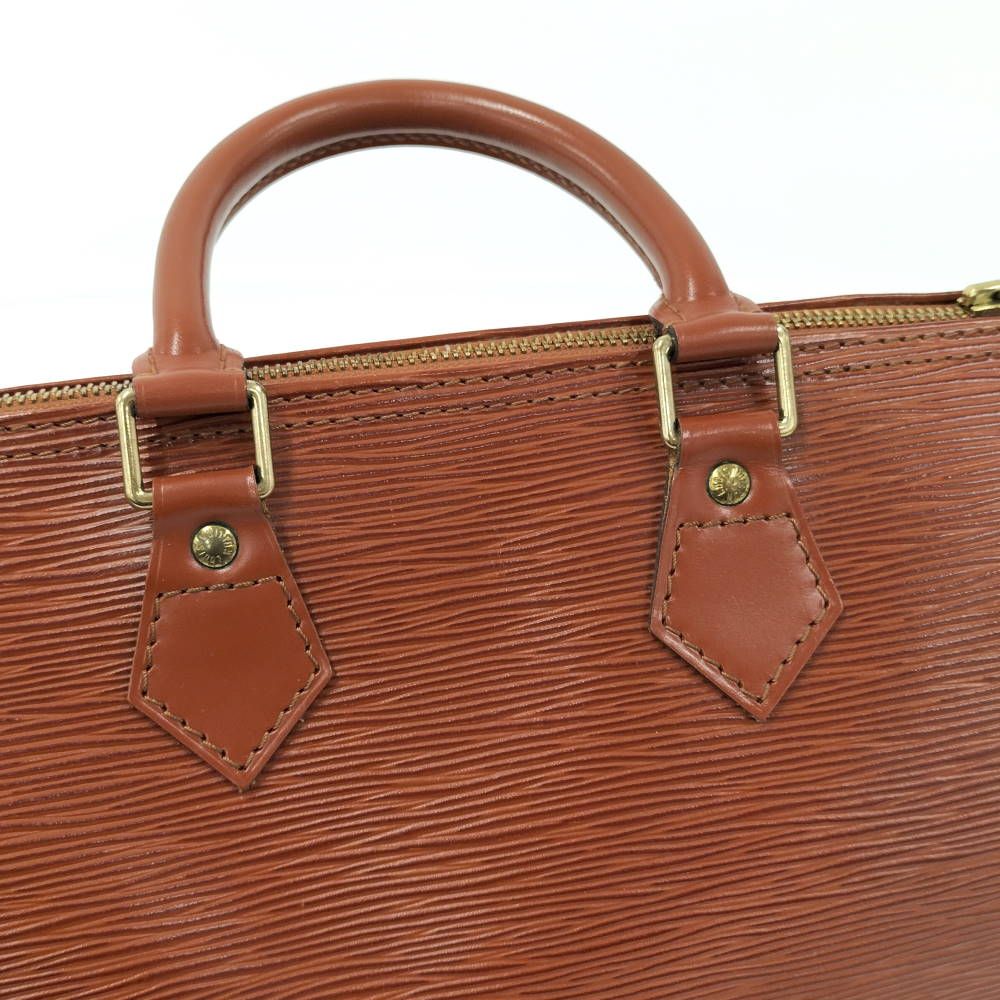 Louis Vuitton Speedy 25 Handbag Epi Kenya Brown — view 6