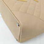 Chanel Cambon Leather Beige Shoulder Bag — view 5