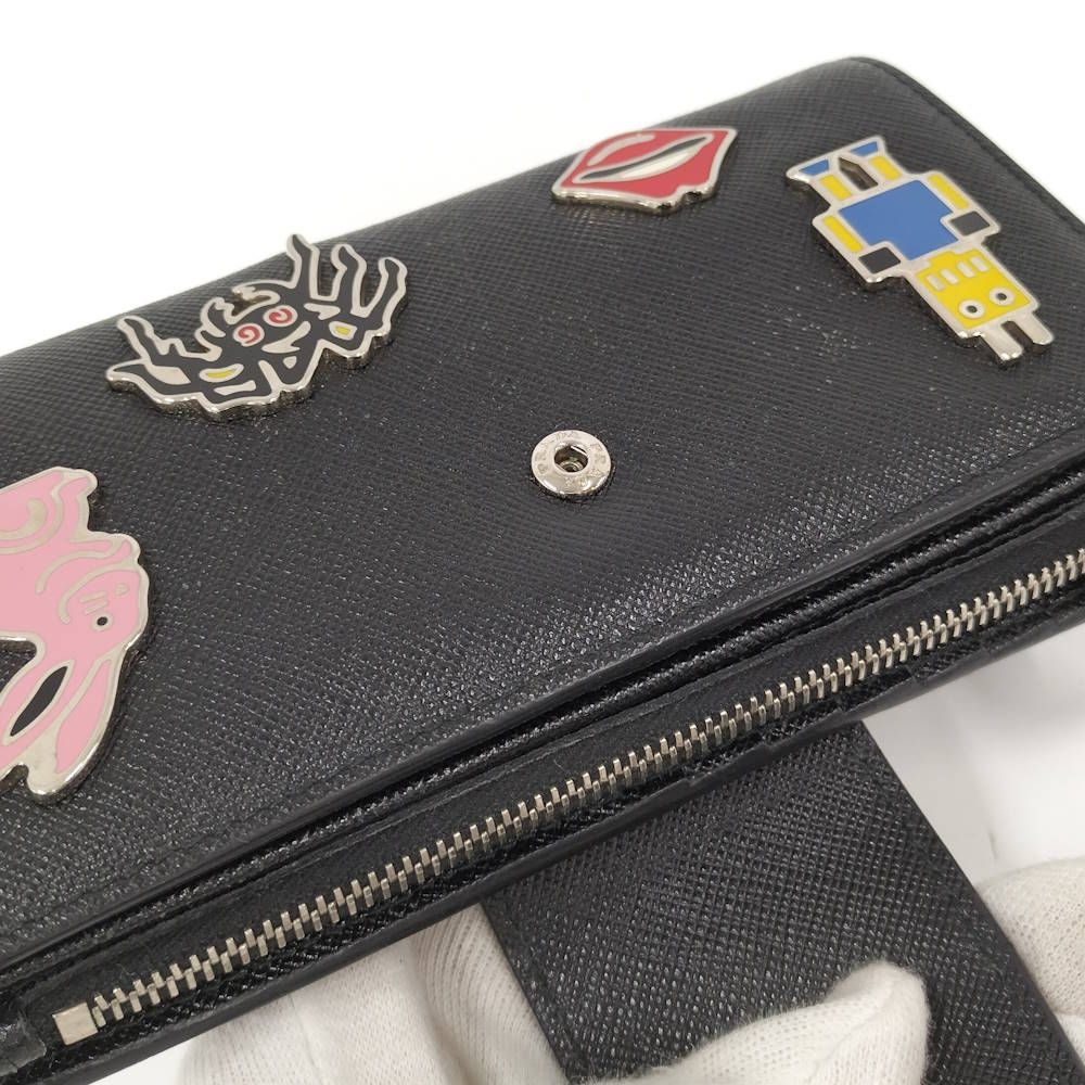 Prada Bifold Wallet Leather Black — view 7