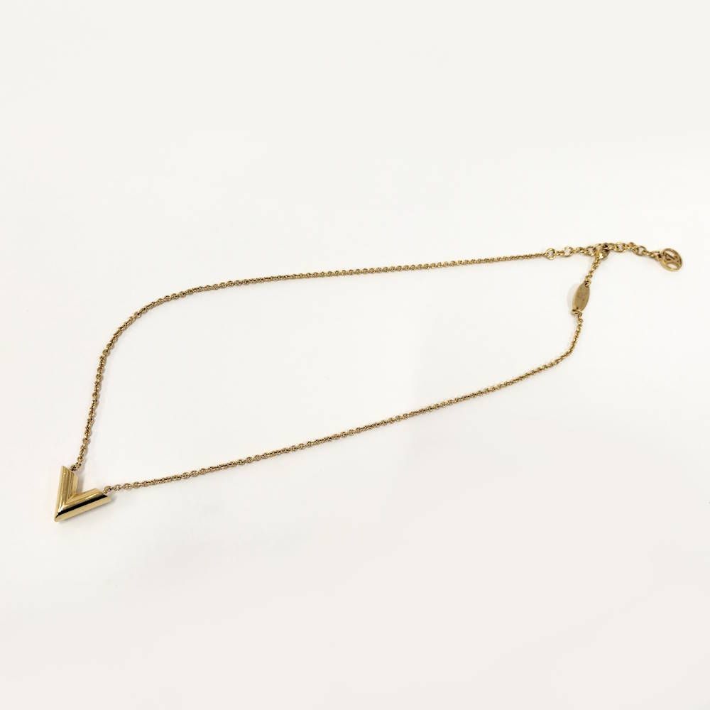 Louis Vuitton Necklace Essential Plated Gold — view 5