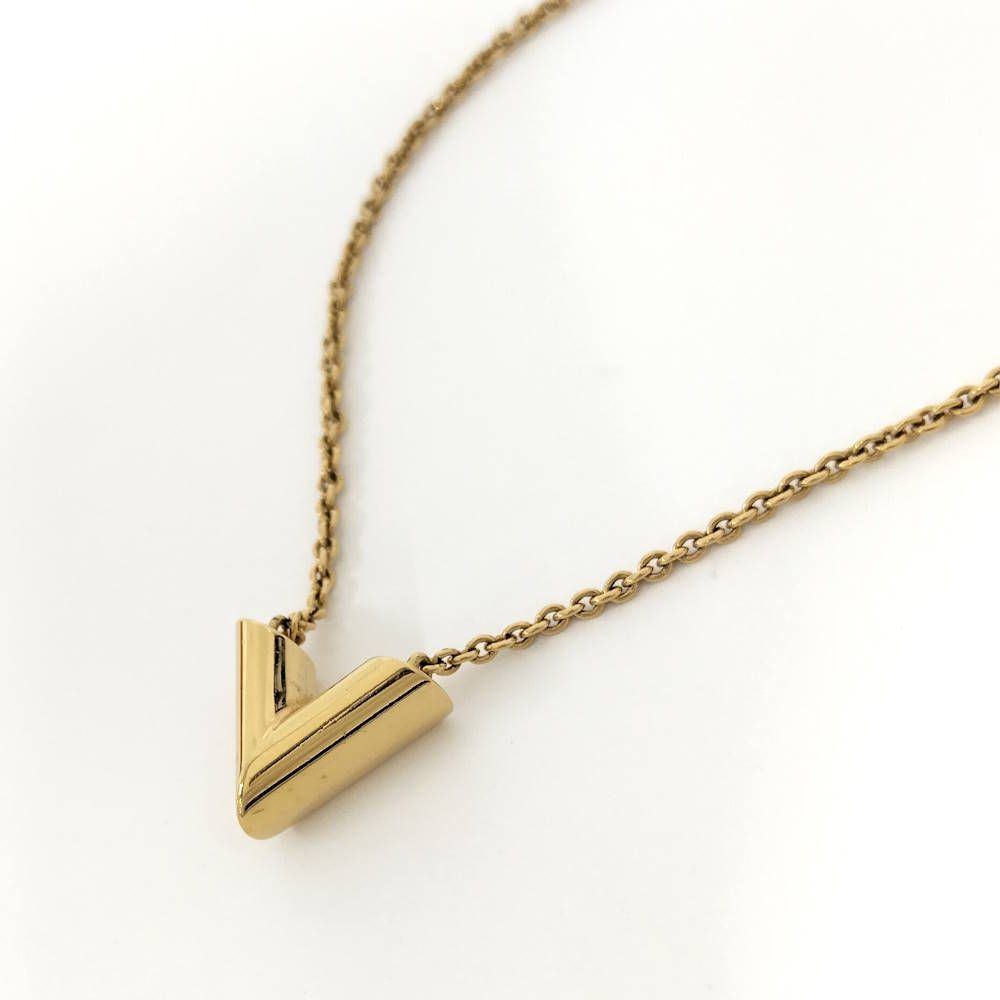 Louis Vuitton Necklace Essential Plated Gold — view 3