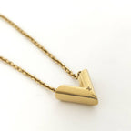 Louis Vuitton Necklace Essential Plated Gold — view 4