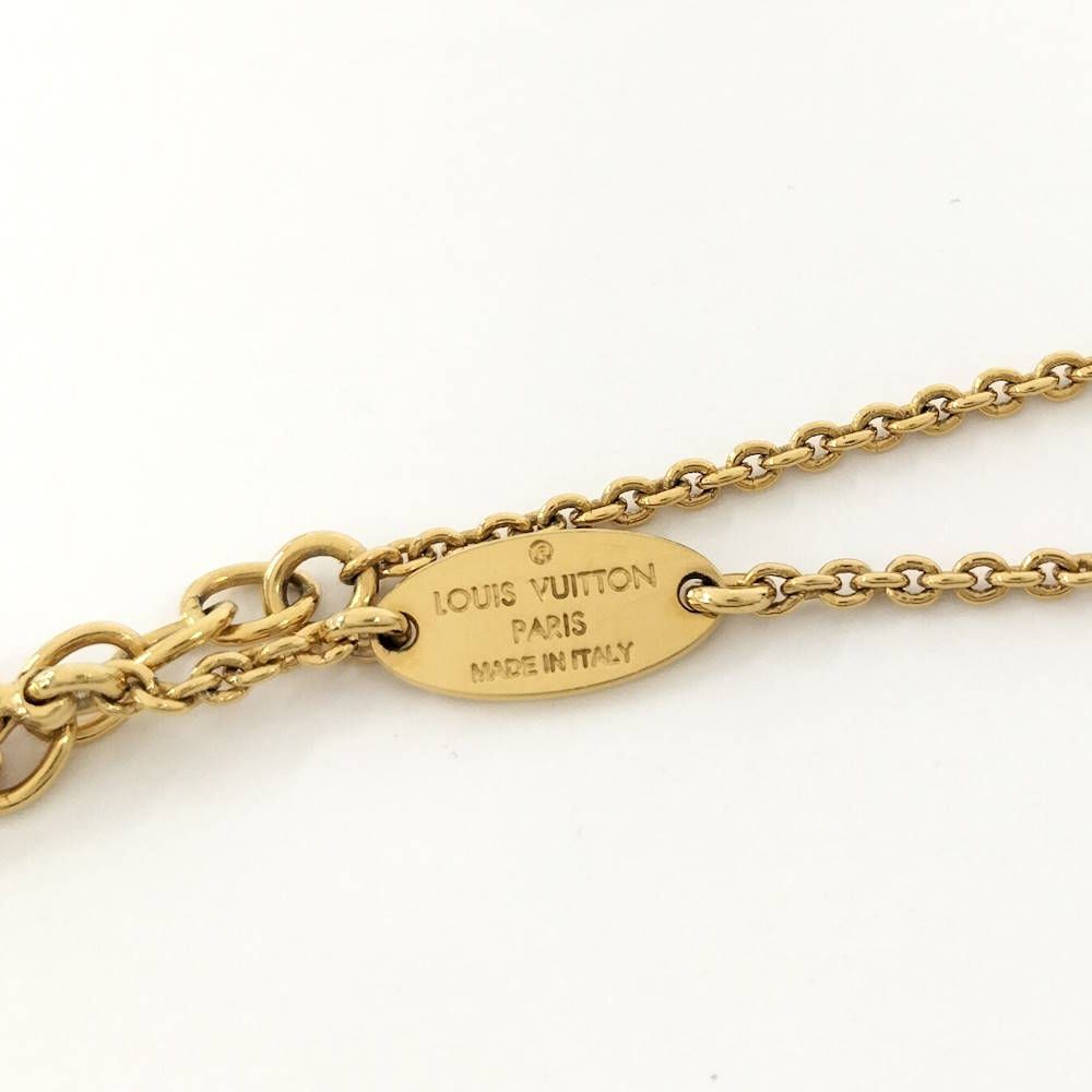Louis Vuitton Necklace Essential Plated Gold — view 7