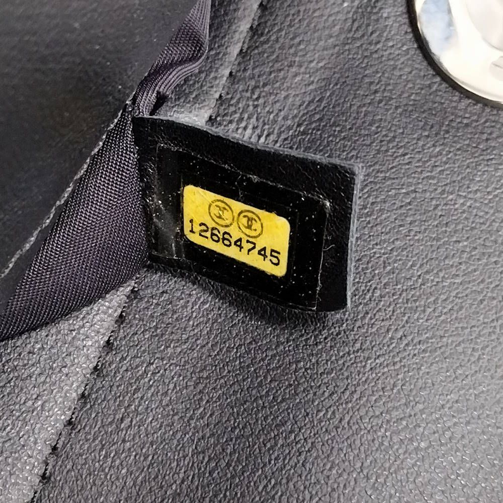 Chanel Paris Biarritz Tote PM Leather Black — view 9
