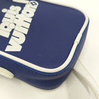 Louis Vuitton Everyday LV Danube Ppm Leather Blue White Shoulder Bag — view 3