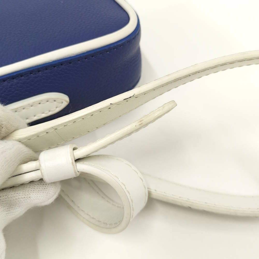 Louis Vuitton Everyday LV Danube Ppm Leather Blue White Shoulder Bag — view 6