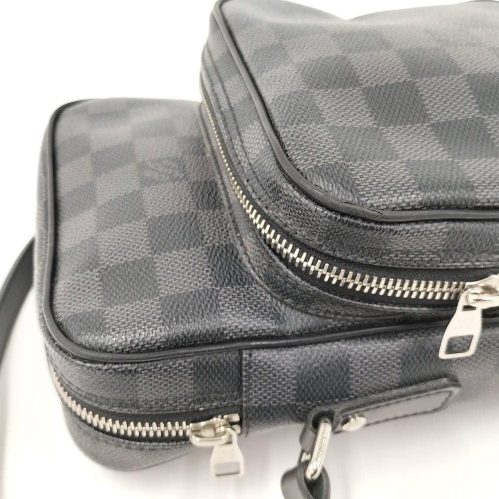 Louis Vuitton Rem Shoulder Bag Damier Graphite — view 6
