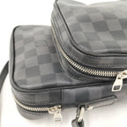 Louis Vuitton Rem Shoulder Bag Damier Graphite — view 6