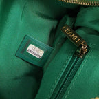 Chanel Hobo 2-Way Shoulder Bag Quilted Lambskin Leather Green — view 8