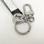 Louis Vuitton Key Holder Dragonne Monogram White Silver — view 6