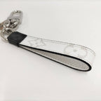 Louis Vuitton Key Holder Dragonne Monogram White Silver — view 5