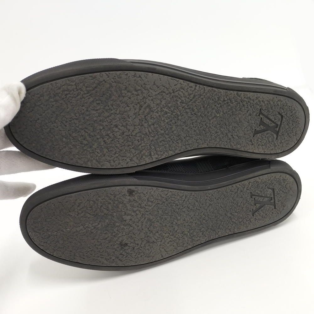 Louis Vuitton Aventure Sneakers Side Zip 8.5 Damier Graphite — view 9