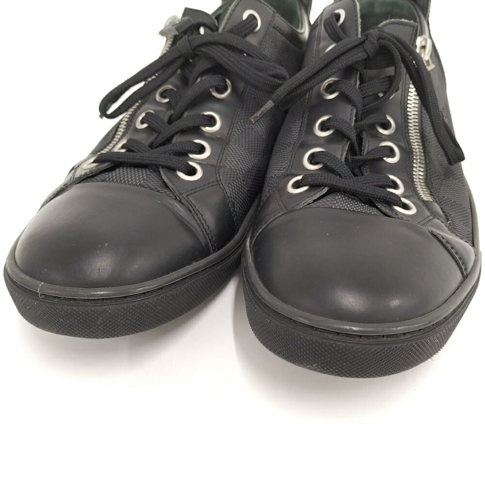 Louis Vuitton Aventure Sneakers Side Zip 8.5 Damier Graphite — view 5