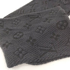 Louis Vuitton Echarpe Logo Mania Scarf Monogram Black — view 6