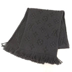 Louis Vuitton Echarpe Logo Mania Scarf Monogram Black — view 2