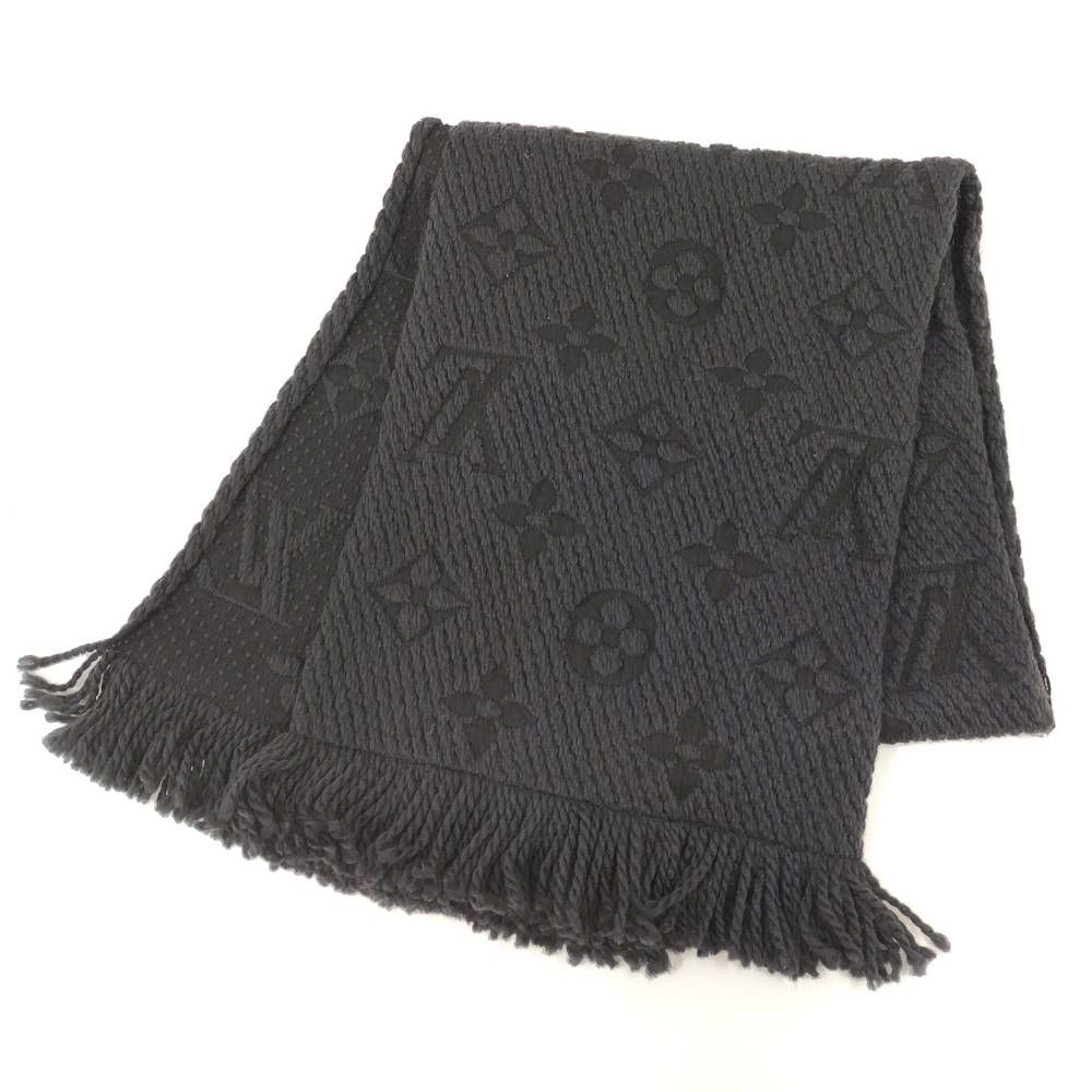 Louis Vuitton Echarpe Logo Mania Scarf Monogram Black — view 2