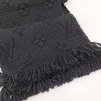 Louis Vuitton Echarpe Logo Mania Scarf Monogram Black — view 5