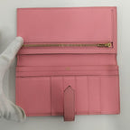 Hermes Bearn Souffle Wallet Pink Leather — view 2