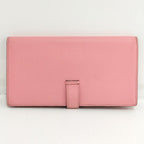 Hermes Bearn Souffle Wallet Pink Leather — view 3
