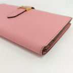 Hermes Bearn Souffle Wallet Pink Leather — view 6
