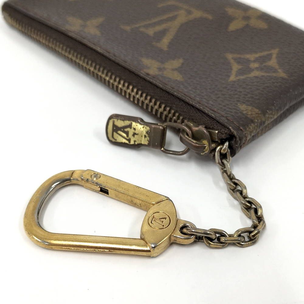 Louis Vuitton Pochette Cles Coin Case Key with Key Ring Monogram — view 4