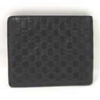 Gucci Bifold Wallet Billfold Micro Guccissima Leather Black — view 3
