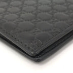 Gucci Bifold Wallet Billfold Micro Guccissima Leather Black — view 4