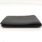 Gucci Bifold Wallet Billfold Micro Guccissima Leather Black — view 6