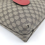 Gucci Reversible Tote GG Supreme Red Beige — view 3