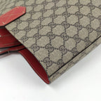 Gucci Reversible Tote GG Supreme Red Beige — view 6